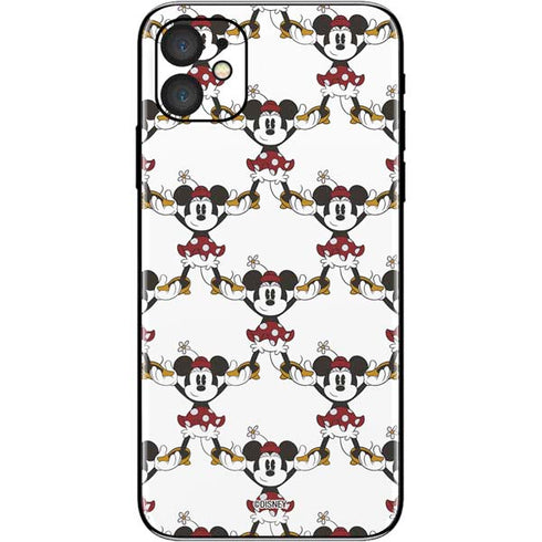 Disney Minnie Mouse Pattern Formation iPhone 11 Skin